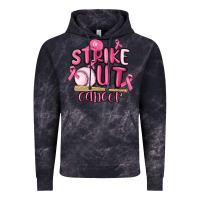 Cloud Black strike out cancer baseball Vintage Hoodie - MaliasSmallBusiness