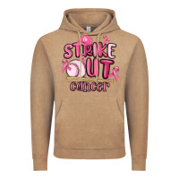Vintage Coffee strike out cancer baseball Vintage Hoodie - MaliasSmallBusiness