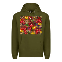 Army Green mardi gras crawfish Premium Hoodie - CowGirlArtShop