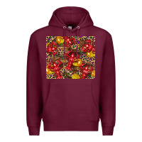 Burgundy mardi gras crawfish Premium Hoodie - CowGirlArtShop