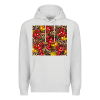 Dove Grey mardi gras crawfish Premium Hoodie - CowGirlArtShop