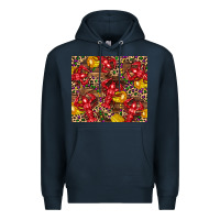 Navy mardi gras crawfish Premium Hoodie - CowGirlArtShop