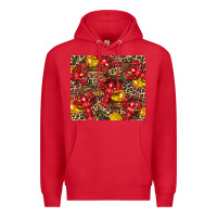 Red mardi gras crawfish Premium Hoodie - CowGirlArtShop