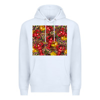 White mardi gras crawfish Premium Hoodie - CowGirlArtShop