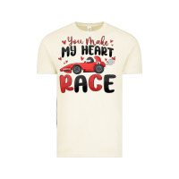 Vintage Arctic you make my heart race valentine's day Vintage Tee - MaliasSmallBusiness