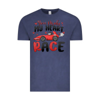 Vintage Denim you make my heart race valentine's day Vintage Tee - MaliasSmallBusiness