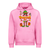 Fuchsia Pink im the smartass elf Urban Hoodie - FaDigitalArtStudio