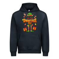 Navy im the smartass elf Urban Hoodie - FaDigitalArtStudio