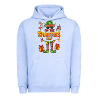 Pigment Grape Ice im the smartass elf Urban Hoodie - FaDigitalArtStudio