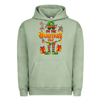 Pigment Oil Green im the smartass elf Urban Hoodie - FaDigitalArtStudio