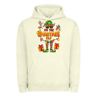 Pigment Pistachio im the smartass elf Urban Hoodie - FaDigitalArtStudio