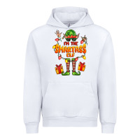 White im the smartass elf Urban Hoodie - FaDigitalArtStudio