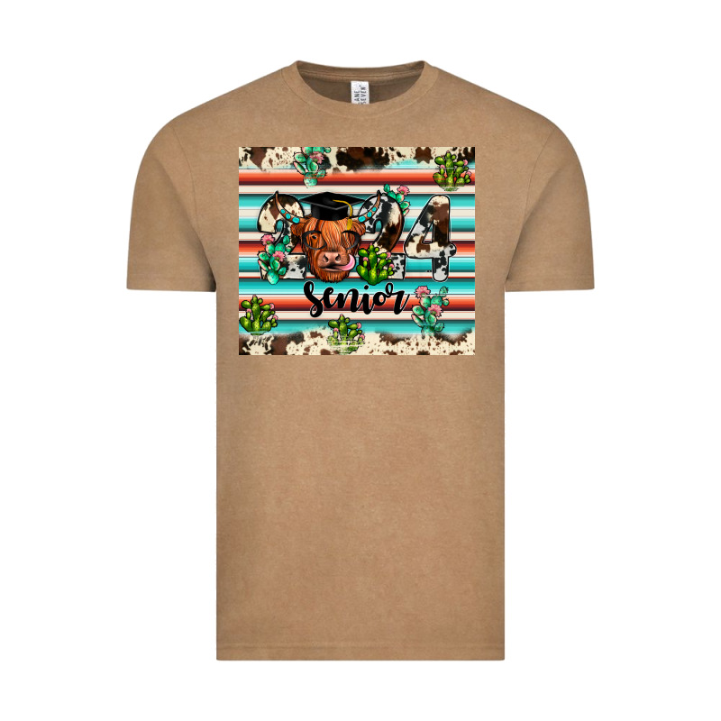 2024 Senior Cow Vintage Tee by JahusDesignShop | Teevron