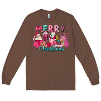 Chestnut pink christmas coffee cups Long Sleeve Tee - MaliasSmallBusiness