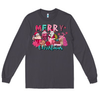Smoke pink christmas coffee cups Long Sleeve Tee - MaliasSmallBusiness