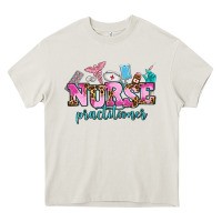 Cream nurse practitioner Heavy Core Tee - AdoDesignShop