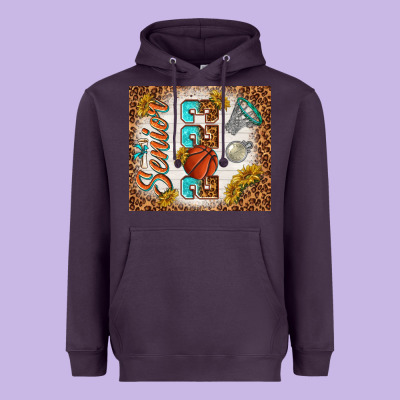 Senior 2023 Basketball Heavyweight Hoodie Designed By Tumblerdesignbyshophia