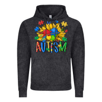 Austism Sunflower Vintage Hoodie | Teevron