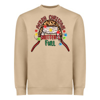 Mushroom merry christmas shitter s full Heavyweight Sweatshirt - MaliasSmallBusiness