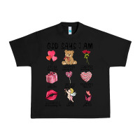 Black god says i am valentine's day Urban Heavy Tee - MaliasSmallBusiness