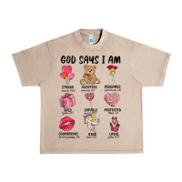 French Oak god says i am valentine's day Urban Heavy Tee - MaliasSmallBusiness