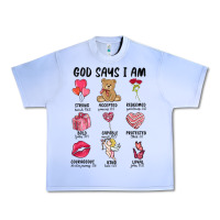 Grape Ice god says i am valentine's day Urban Heavy Tee - MaliasSmallBusiness