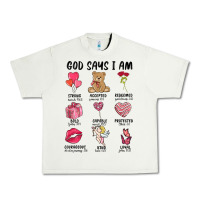 Pistachio god says i am valentine's day Urban Heavy Tee - MaliasSmallBusiness
