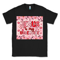 Black jesus is my valentine Classic Tee - MaliasSmallBusiness