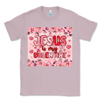Lilac jesus is my valentine Classic Tee - MaliasSmallBusiness