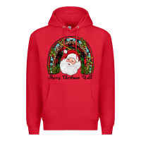 Red merry christmas y'all rainbow Premium Hoodie - JahusDesignShop