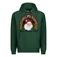 Sports Green merry christmas y'all rainbow Premium Hoodie - JahusDesignShop