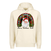 Tofu merry christmas y'all rainbow Premium Hoodie - JahusDesignShop