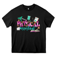 Black physical assistant Heavy Core Tee - AdoDesignShop