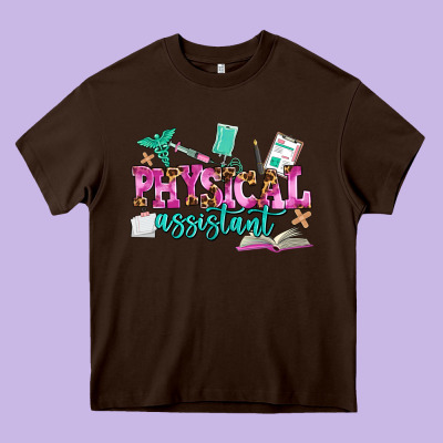 Physical Assistant Heavy Core Tee Designed By Adodesignshop