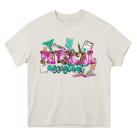 Cream physical assistant Heavy Core Tee - AdoDesignShop