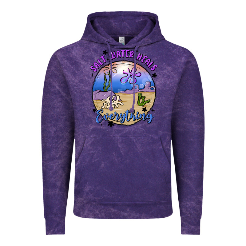 Salt Water Heals Everything Vintage Hoodie by MaliasSmallBusiness | Teevron