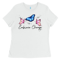 White embrace change Ladies Tee - JahusDesignShop