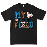 Black my heart is on that field baseball Premium Tee - AdoDesignShop