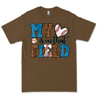 Cacao my heart is on that field baseball Premium Tee - AdoDesignShop