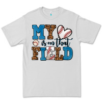 Dove Grey my heart is on that field baseball Premium Tee - AdoDesignShop