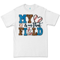 White my heart is on that field baseball Premium Tee - AdoDesignShop
