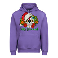 Tulip Feliz Navidad Skull Urban Hoodie - BundleAndBundleShop