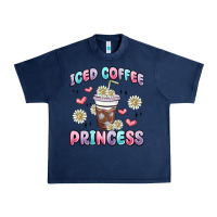 Navy iced coffee princess Urban Heavy Tee - MaliasSmallBusiness