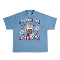 Pebble Blue iced coffee princess Urban Heavy Tee - MaliasSmallBusiness