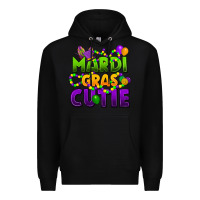 Black mardi gras cutie Premium Hoodie - CowGirlArtShop
