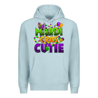 Blue Mist mardi gras cutie Premium Hoodie - CowGirlArtShop