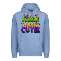 Colony Blue mardi gras cutie Premium Hoodie - CowGirlArtShop