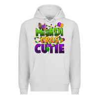 Dove Grey mardi gras cutie Premium Hoodie - CowGirlArtShop