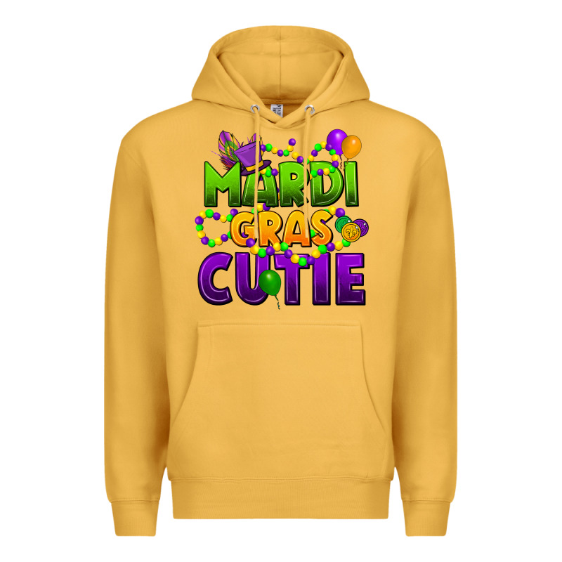 Mardi Gras Cutie Premium Hoodie by CowGirlArtShop | Teevron