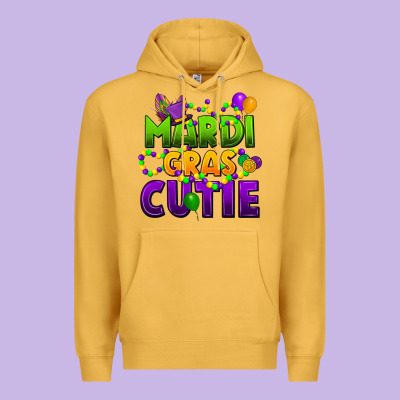 Mardi Gras Cutie Premium Hoodie Designed By Cowgirlartshop